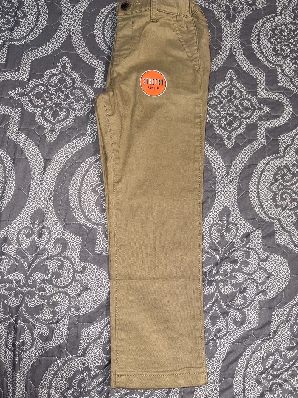 The Children's Place Boys' Khaki Stretch Pants - Tan